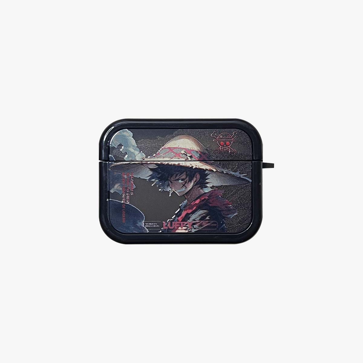 OP | Straw Hat Boy Black AirPods Case