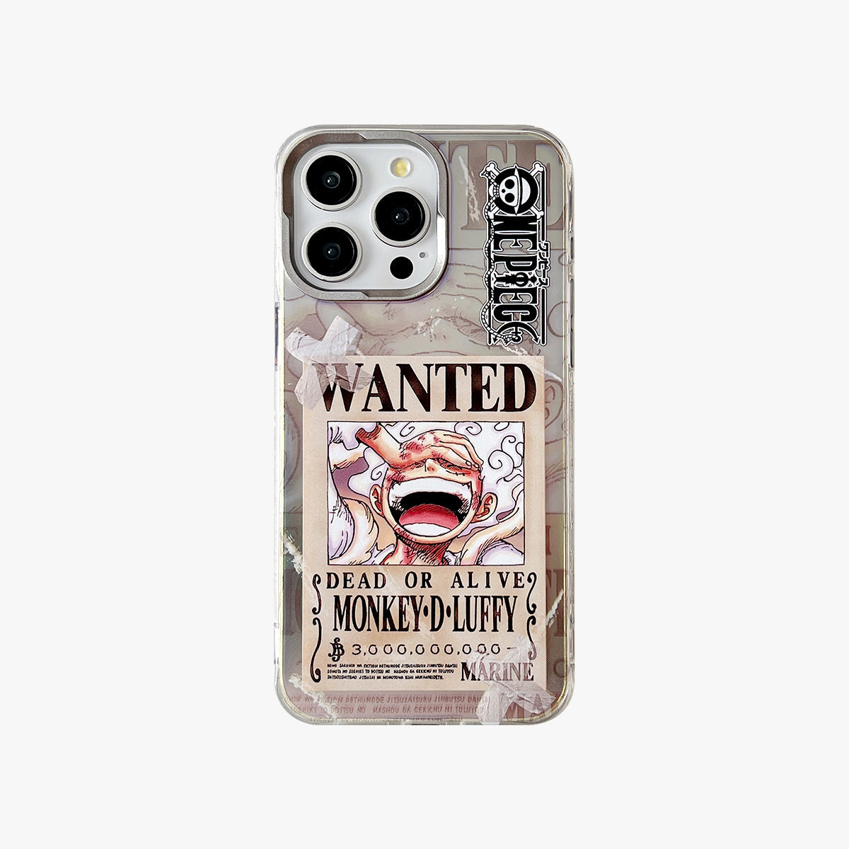 OP | L Wanted Silver Phone Case1